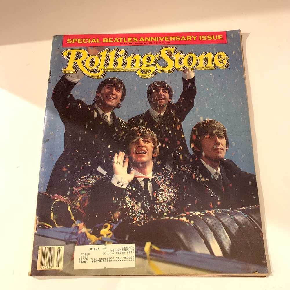 Vintage Rolling Stone Special Beatles Anniversary Issue Magazine